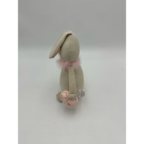 Kid's Bunny Rabbit Cuddly Facial Adorable Soft Easter Bunny Plush Toy Off-White - Picture 2 of 7